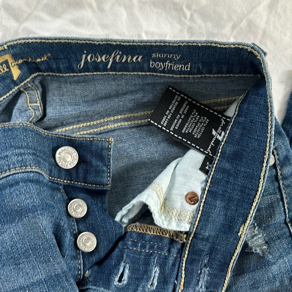 NWOT 7 For all mankind Josefina Jeans - Picture 3 of 3